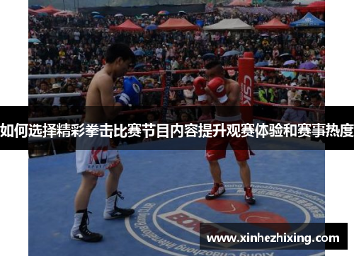 如何选择精彩拳击比赛节目内容提升观赛体验和赛事热度 如何选择精彩拳击比赛节目内容提升观赛体验和赛事热度